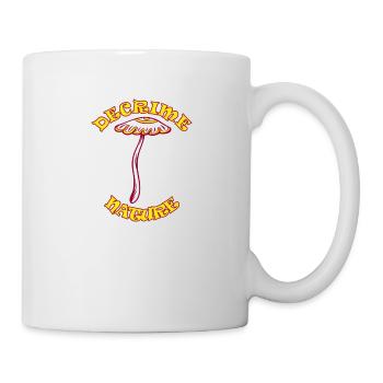 Decrime Nature Colorful Magic Mushroom Trippy - Tasse - Weiß - Rechts