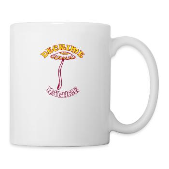 Decrime Nature Colorful Magic Mushroom Trippy - Mug - white - Right