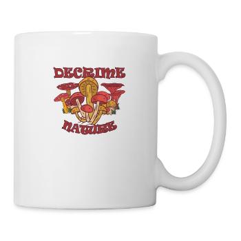 Decrime Nature Colorful Magic Mushroom Trippy - Tasse - Weiß - Rechts