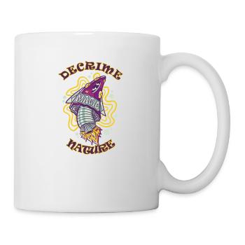 Decrime Nature Coloré Magic Mushroom Rocket - Mug blanc - blanc - Droite