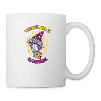 Decrime Nature Colorful Magic Mushroom Rocket - Mug - white - Right