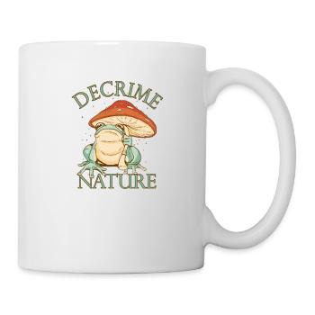 Decrime Nature Colorful Magic Mushroom Frog - Tasse - Weiß - Rechts