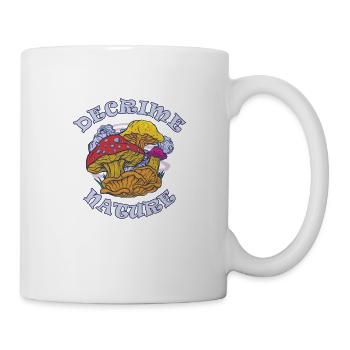 Decrime Nature Champignon Magique Coloré Trippy - Mug blanc - blanc - Droite