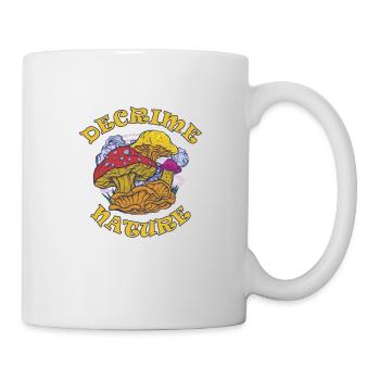 Decrime Nature Colorful Magic Mushroom Trippy - Mug - white - Right