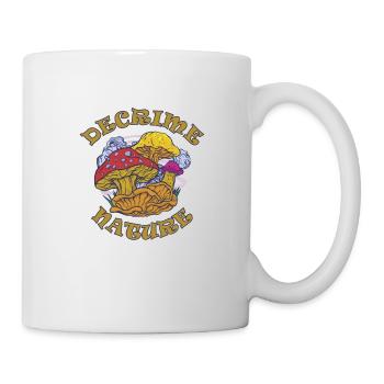 Decrime Nature Colorful Magic Mushroom Trippy - Mug - white - Right