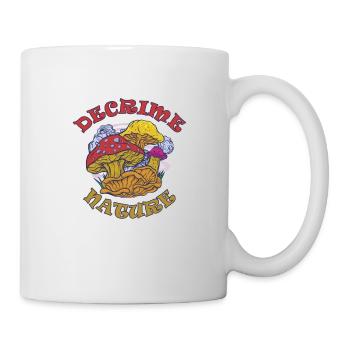 Decrime Nature Colorful Magic Mushroom Trippy - Mug - white - Right