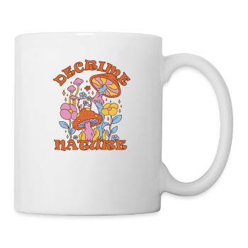 Decrime Nature Colorful Magic Mushroom Trippy - Mug - white - Right