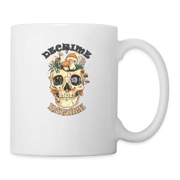 Decrime Nature Colorful Magic Mushroom Skull - Mug - white - Right