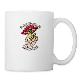 Decrime Nature Colorful Magic Mushroom Skeleton - Mug - white - Right