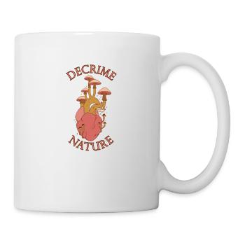 Decrime Nature Colorful Magic Mushroom Heart - Mug - white - Right