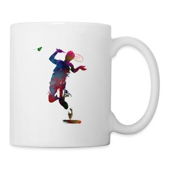 Badminton sport art #badminton - Mug - white - Right