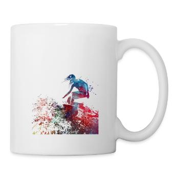 Surfer sport art #surfer #sport - Mug - white - Right