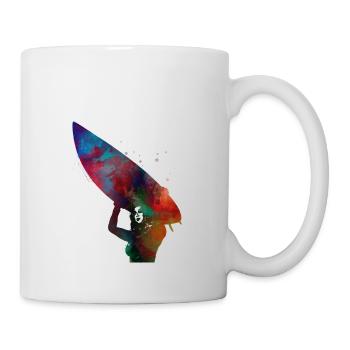 Surfer sport art #surfer #sport - Mug - white - Right