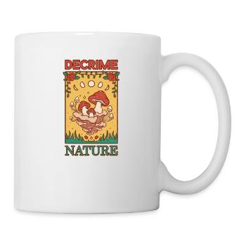Decrime Nature Colorful Mushroom Moon - Tasse - Weiß - Rechts