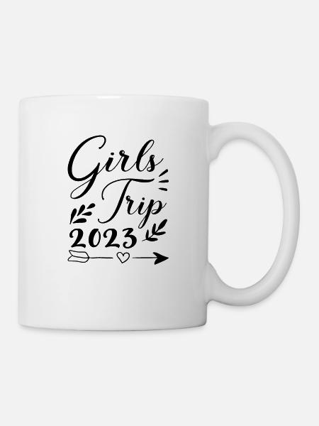 Mädelstrip 2023 Girls Trip Crew Mädelstour Mädels - Tasse - Weiß