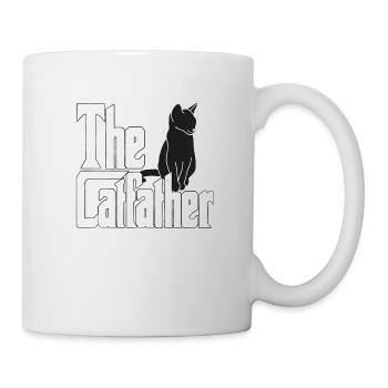 Cat Dad The Catfather Crazy Cat Father Kitty Daddy - Mug blanc - blanc - Droite