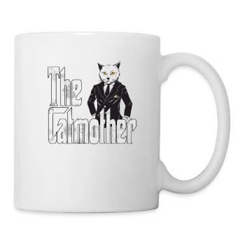 Chat Maman La Catmère Chat Folle Chat Mère Kitty Maman - Mug blanc - blanc - Droite
