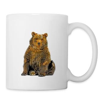Cartoon Bear - Mug - white - Right