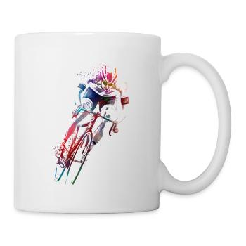Cycling #cycling #sport #bike - Mug - white - Right
