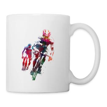 Cycling #cycling #sport #bike - Mug - white - Right