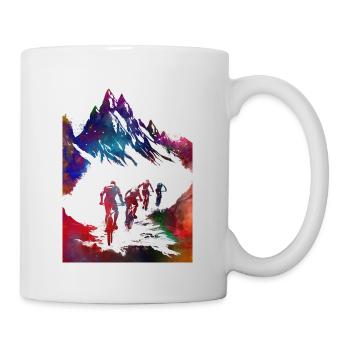 Cycling #cycling #sport #bike - Mug - white - Right