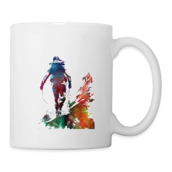 Mountaineer Climbing Sport Art #mountaineer #climb - Mug - white - Right