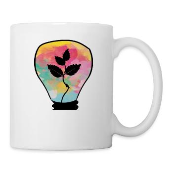 Sustainability starts with an idea - Mug - white - Right