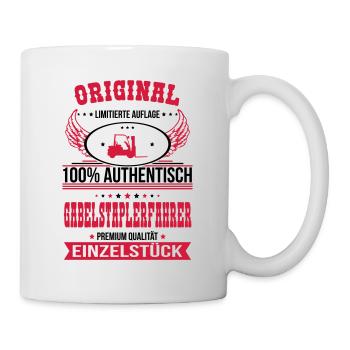 Forklift Driver - Original 100% Authentic - Mug - white - Right
