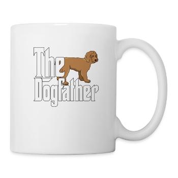 Labradoodle Dog Dad Dogfather Dogs Daddy Father Ro - Tasse - Weiß - Rechts