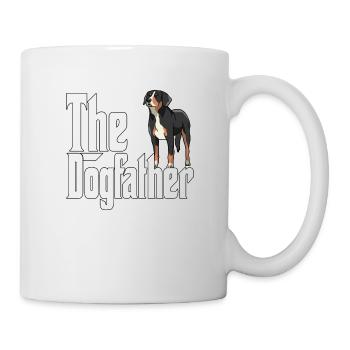 Chien de montagne suisse Papa Dogfather Chiens Papa Fa - Mug blanc - blanc - Droite