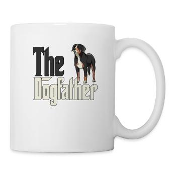Chien de montagne suisse Papa Dogfather Chiens Papa Fa - Mug blanc - blanc - Droite