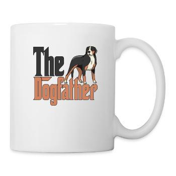 Chien de montagne suisse Papa Dogfather Chiens Papa Fa - Mug blanc - blanc - Droite