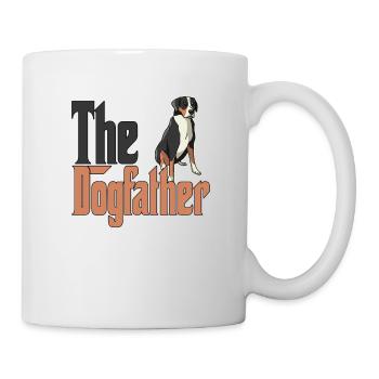 Chien de montagne suisse Papa Dogfather Chiens Papa Fa - Mug blanc - blanc - Droite