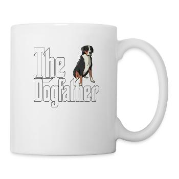 Chien de montagne suisse Papa Dogfather Chiens Papa Fa - Mug blanc - blanc - Droite