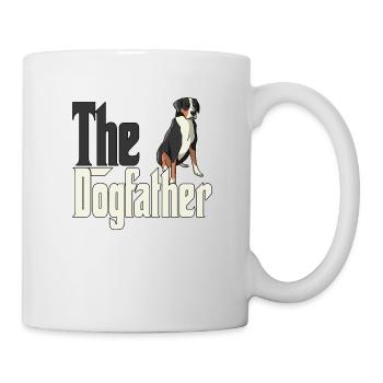 Chien de montagne suisse Papa Dogfather Chiens Papa Fa - Mug blanc - blanc - Droite