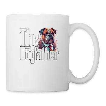 Bouledogue Chien Papa ChienPère Chiens Papa Père Rottie - Mug blanc - blanc - Droite