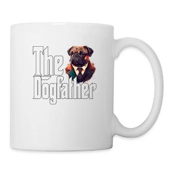 Pug Dog Dad Dogfather Dogs Daddy Father Rottie - Tasse - Weiß - Rechts