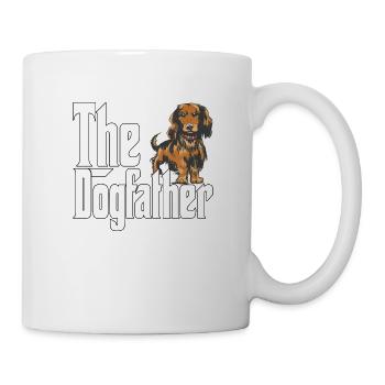 Teckel Chien Papa Dogpère Chiens Papa Père Rott - Mug blanc - blanc - Droite