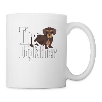 Teckel Chien Papa Dogpère Chiens Papa Père Rott - Mug blanc - blanc - Droite