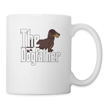 Teckel Chien Papa Dogpère Chiens Papa Père Rott - Mug blanc - blanc - Droite