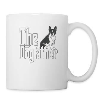 Boston Terrier Dog Dad Dogfather Dogs Daddy Father - Mug blanc - blanc - Droite