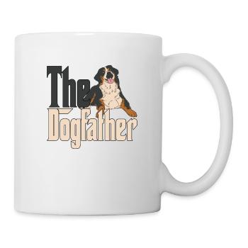 Bernese Mountain Dog Dog Dad Dogfather Dogs DaddyB - Tasse - Weiß - Rechts