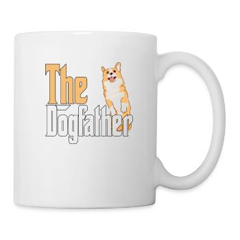 Corgi Dog Dad Dogfather Dogs Daddy Father Rottie - Tasse - Weiß - Rechts