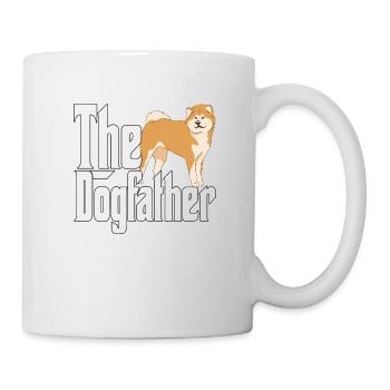 Akita Chien Papa Dogpère Chiens Papa Père Rottie - Mug blanc - blanc - Droite