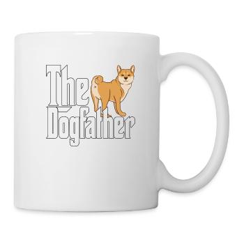 Shiba Inu Chien Papa Chien Père Chiens Papa Père Rott - Mug blanc - blanc - Droite