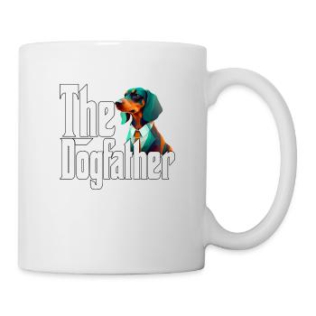 Teckel Chien Papa Dogpère Chiens Papa Père Rott - Mug blanc - blanc - Droite