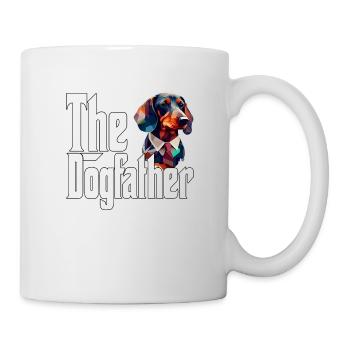 Teckel Chien Papa Dogpère Chiens Papa Père Rott - Mug blanc - blanc - Droite