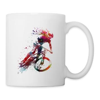 BMX cycling #cycling #sport #bike - Mug - white - Right