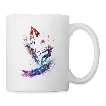 Surfer sport art #surfer #sport - Mug - white - Right