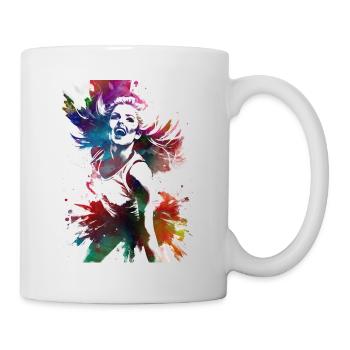 Cheerleader Sport Kunst #cheerleader - Tasse - Weiß - Rechts